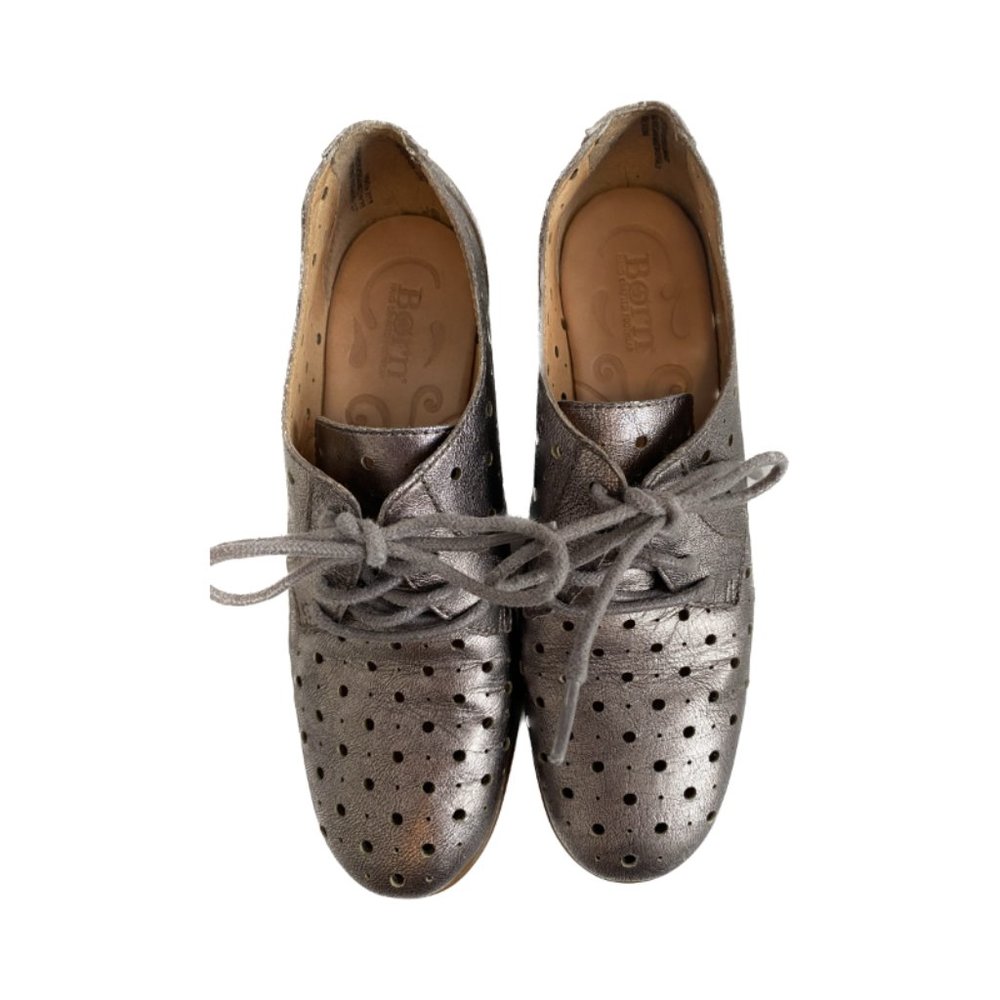 Born Dallyce Metallic Pewter Oxford